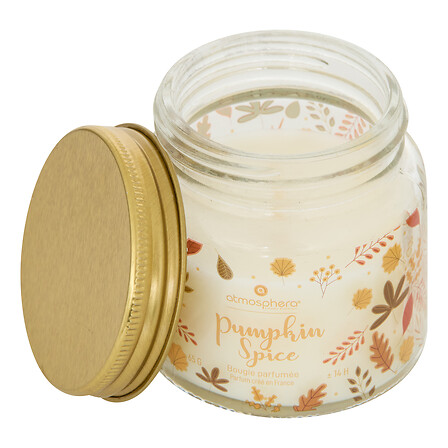 Bougie parfumée Atmosphera Potiron Épicé 65g – 14h