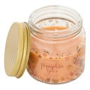 Bougie parfumée Atmosphera Potiron Épicé 65g – 14h