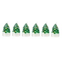 Atmosphera Lot 5 Bougies Chauffe-plat Bonhomme de Neige Noël 17g