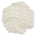 Atmosphera Bougie Déco Pelote Satin Dorée 186g