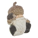 Atmosphera Figurine Gnome Forêt Résine H.15cm Déco Automne