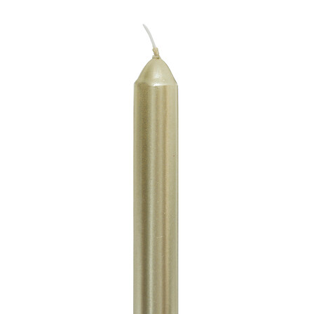 Atmosphera Lot de 4 Bougies Bâton Satin Or 192g