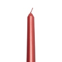 Lot de 4 bougies bâton 192 g satin rouge