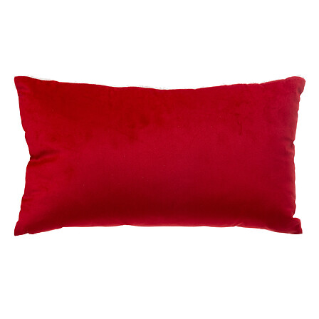 Atmosphera Coussin Déco Noël Lettre Père Noël Rouge Blanc 50x30 cm