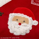 Atmosphera Coussin Déco Noël Lettre Père Noël Rouge Blanc 50x30 cm