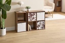 Boîte de rangement Mix'n Modul 31 x 31 x 31 cm carton imprimé Vakia