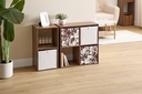 Boîte de rangement Mix'n Modul 31 x 31 x 31 cm carton imprimé Vakia