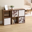 Boîte de rangement Mix'n Modul 31 x 31 x 31 cm carton imprimé Vakia