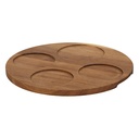 Set apéritif Mona 5 pièces plateau acacia