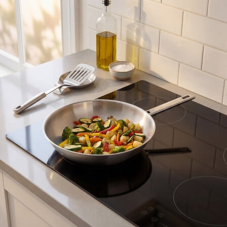 Wok inox Brillance diam 28 cm