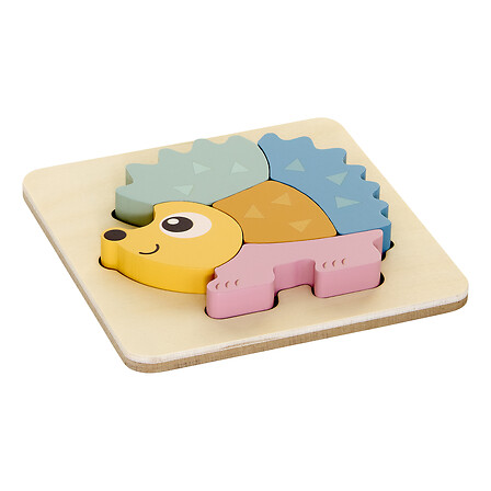 Jeu puzzle éveil Soan 12 x 12 cm bois assorti