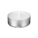 BOUGIES CHAUFFE PLAT - 50 PIÈCES - BLANC - D3.7CM