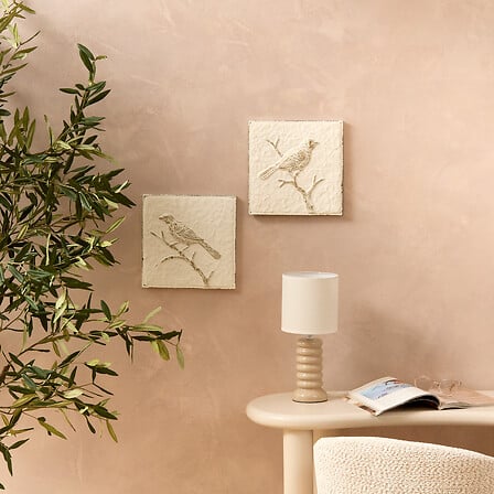 Déco murale Varo 26 x 26 cm métal