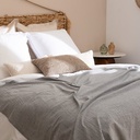 Coussin bouclette Soana 30 x 50 cm ivoire