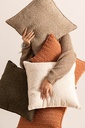 Coussin bouclette Soana 30 x 50 cm ivoire
