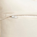 Coussin bouclette Soana 30 x 50 cm ivoire