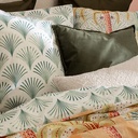 Coussin bouclette Soana 30 x 50 cm ivoire