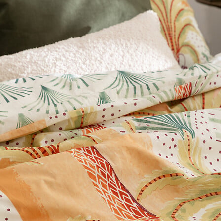 Coussin bouclette Soana 30 x 50 cm ivoire