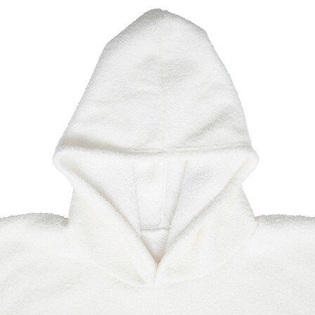 Plaid sweat bouclette ivoire