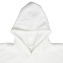 Plaid sweat bouclette ivoire