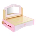 Jeu Liam coiffeuse de table et accessoires bois