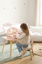 Jeu Liam coiffeuse de table et accessoires bois