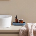 Plateau Ovale 5Five en Silicone Bleu pour Rangement & Décoration