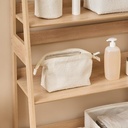 5Five Trousse de toilette Bouclette Polyester Blanc