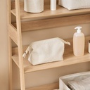 5Five Trousse de toilette Bouclette Polyester Blanc