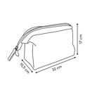 5Five Trousse de toilette Bouclette Polyester Blanc