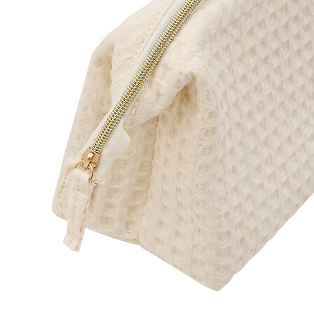 5Five Trousse de Toilette Waffle Coton Beige