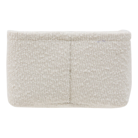 5Five Lot 2 Paniers Rangement Bouclette Rectangulaires Blanc