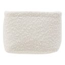 5Five Lot 2 Paniers Rangement Bouclette Rectangulaires Blanc