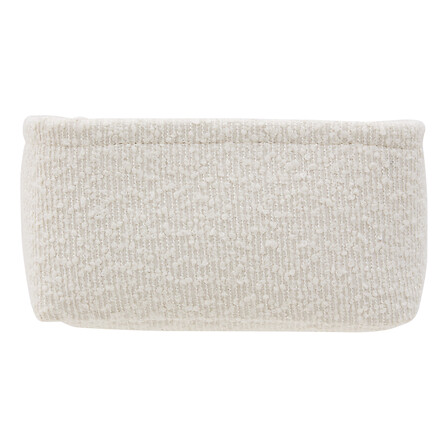 5Five Lot 2 Paniers Rangement Bouclette Rectangulaires Blanc
