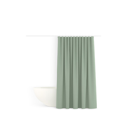 5Five Rideau de Douche Colorama Vert Céladon 180x200 cm