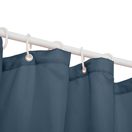 5Five Rideau de douche Colorama Bleu Turquoise Polyester 180x200 cm