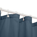 5Five Rideau de douche Colorama Bleu Turquoise Polyester 180x200 cm