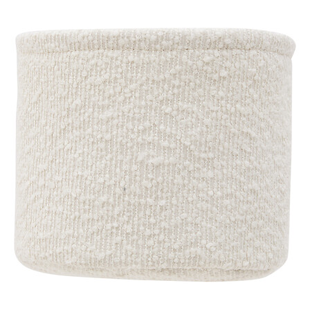 5Five Simply Smart Lot de 3 Paniers Rangement Bouclette Polyester Blanc