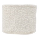 5Five Simply Smart Lot de 3 Paniers Rangement Bouclette Polyester Blanc