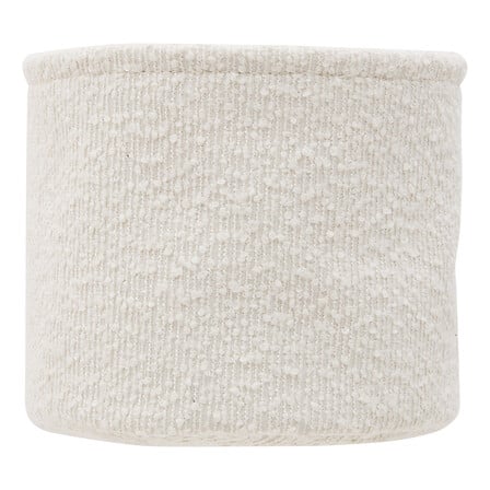 5Five Simply Smart Lot de 3 Paniers Rangement Bouclette Polyester Blanc
