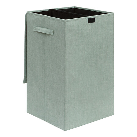 5Five Corbeille Linge Colorama 74L Pliable Vert Céladon Couvercle