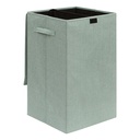 5Five Corbeille Linge Colorama 74L Pliable Vert Céladon Couvercle