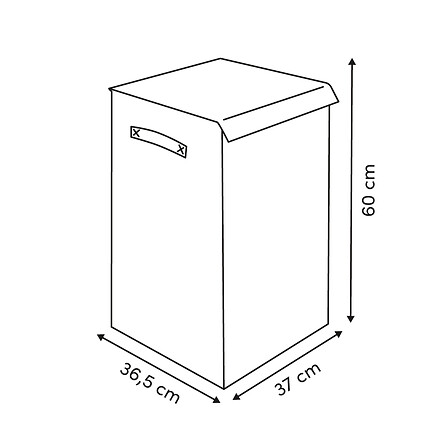 5Five Corbeille Linge Colorama 74L Pliable Vert Céladon Couvercle