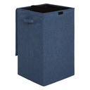 Panier à linge 5Five Colorama 74L bleu avec couvercle