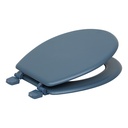 5Five Abattant WC Couleurs Bleu Pétrole MDF Ovale Fermeture Standard Universel