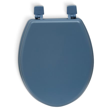 5Five Abattant WC Couleurs Bleu Pétrole MDF Ovale Fermeture Standard Universel