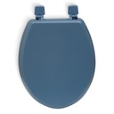 5Five Abattant WC Couleurs Bleu Pétrole MDF Ovale Fermeture Standard Universel