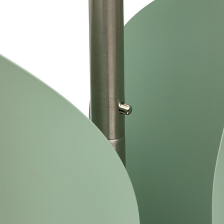 5Five Dérouleur papier WC avec réserve Vert Céladon Acier Inoxydable