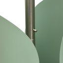 5Five Dérouleur papier WC avec réserve Vert Céladon Acier Inoxydable