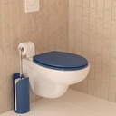 Dérouleur papier toilette 5Five, sur pied, réserve, acier bleu